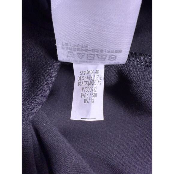 Old Navy Dress Womens Size L Black Long Sleeve Pullover Knee Length D858 - Picture 7 of 10